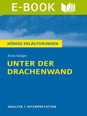 cover image of Unter der Drachenwand von Arno Geiger